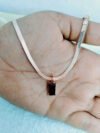obsidian-solitaire-herringbone-necklace