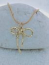 chic-ribbon-bow-gold-pendant-necklace
