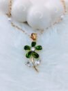 emerald-bloom-flower-pearl-chain-necklace