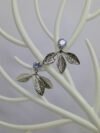 silver-plated-textured-leaf-stud-earrings
