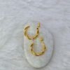 chunky-gold-plated-croissant-twist-hoop-earrings
