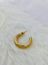 chunky-dome-gold-plated-hoop-earrings