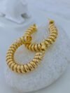 chunky-coiled-spring-gold-tone-hoop-earrings