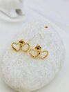interlocking-gold-tone-open-heart-stud-earrings