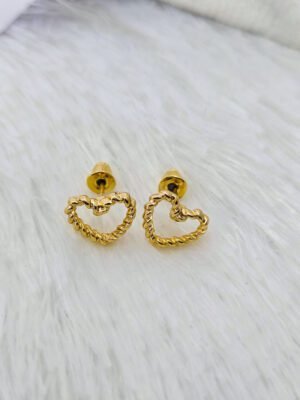 rope-twist-open-heart-gold-tone-stud-earrings
