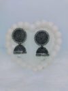 ethnic-oxidized-silver-jhumka-earrings-pearl-drops