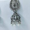 antique-oxidized-teardrop-jhumka-earrings-pearl-drops