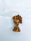 antique-gold-tone-peacock-jhumka-stud-earrings
