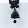 matte-black-butterfly-stud-jhumka-earrings