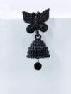 matte-black-butterfly-stud-jhumka-earrings